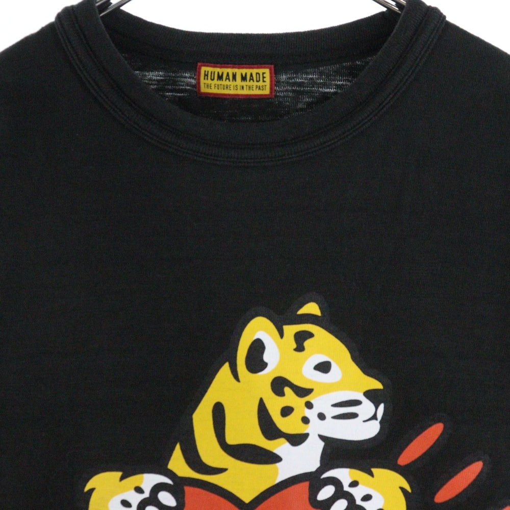 HUMAN MADE(ヒューマンメイド) GRAPHIC T-SHIRT タイガープリント グラフィック 半袖Tシャツ カットソー ブラック HM30TE007