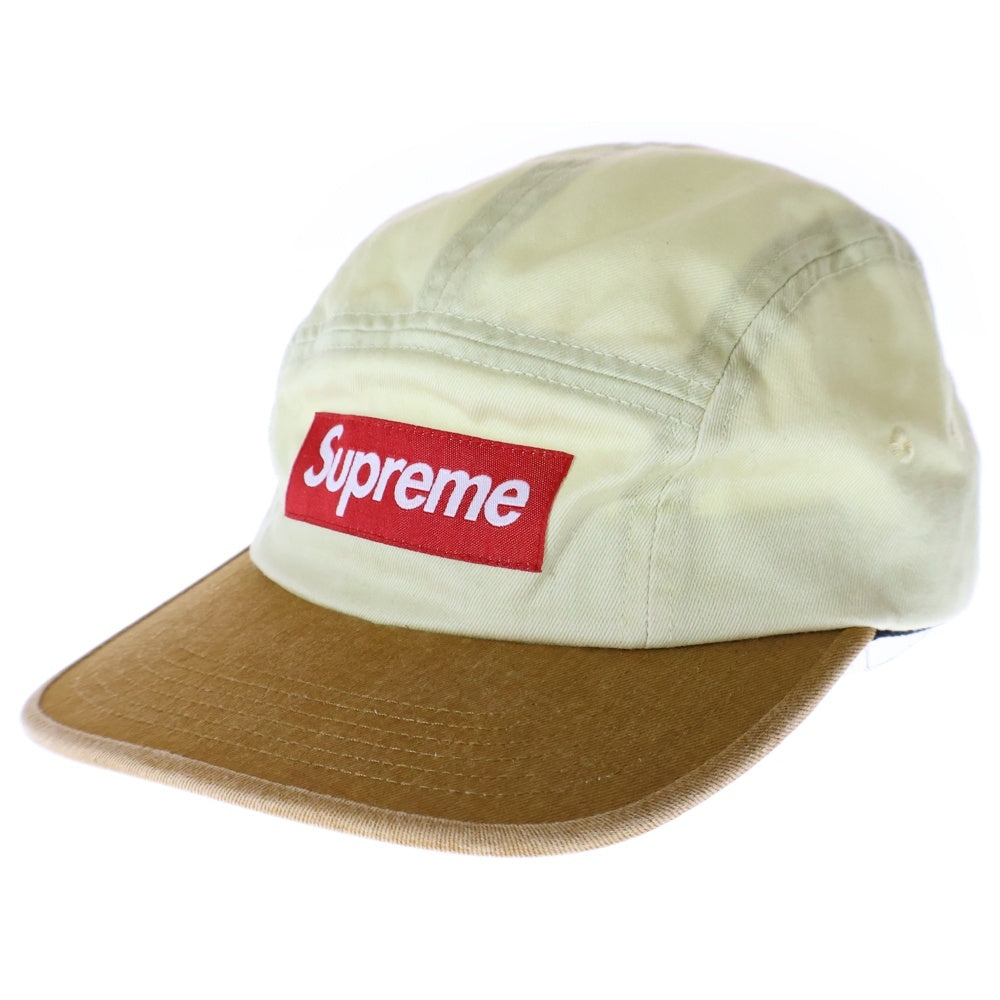 SUPREME(シュプリーム) 24SS Pigment 2-Tone Camp Cap ピグメントツートーンキャンプキャップ 帽子 ホワイト/ブラウン