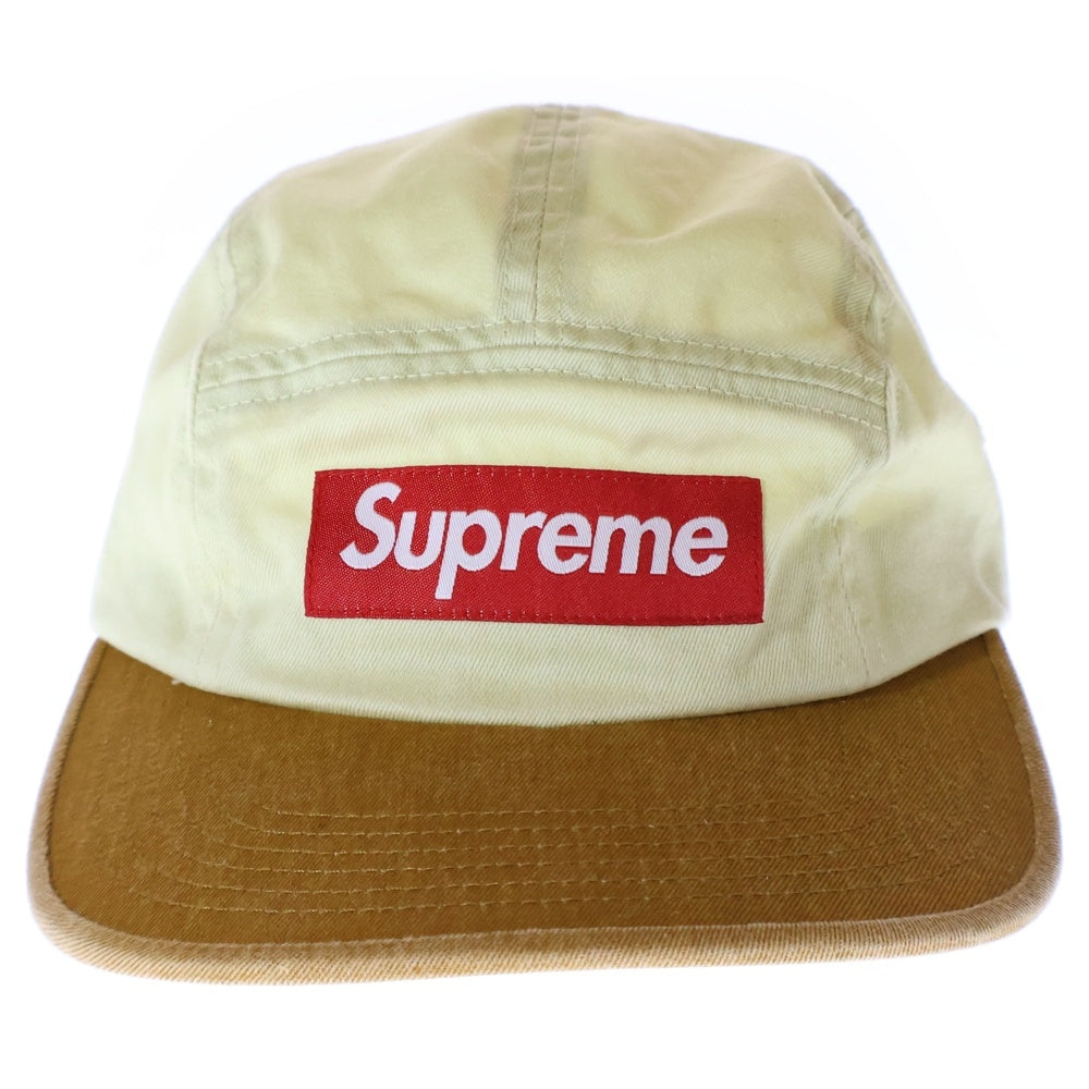 SUPREME(シュプリーム) 24SS Pigment 2-Tone Camp Cap ピグメントツートーンキャンプキャップ 帽子 ホワイト/ブラウン