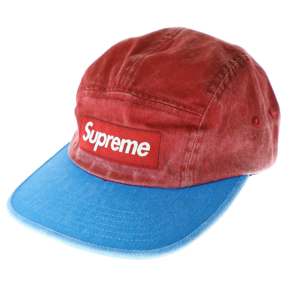 SUPREME(シュプリーム) 24SS Pigment 2-Tone Camp Cap ピグメントツートーンキャンプキャップ 帽子 レッド/ブルー