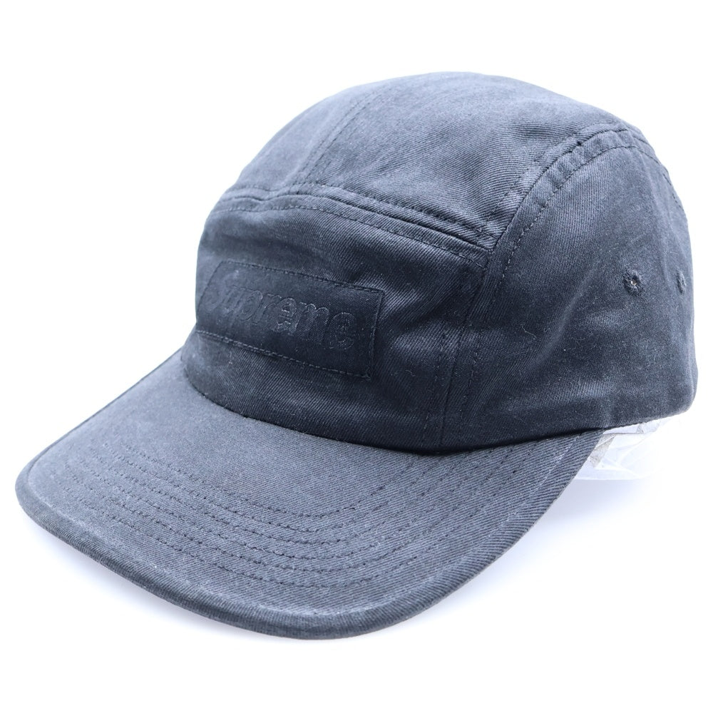 SUPREME(シュプリーム) 24SS ×MM6 Maison Margiela Painted Camp Cap メゾンマルジェラ ペイント キャンプ 帽子 ブラック