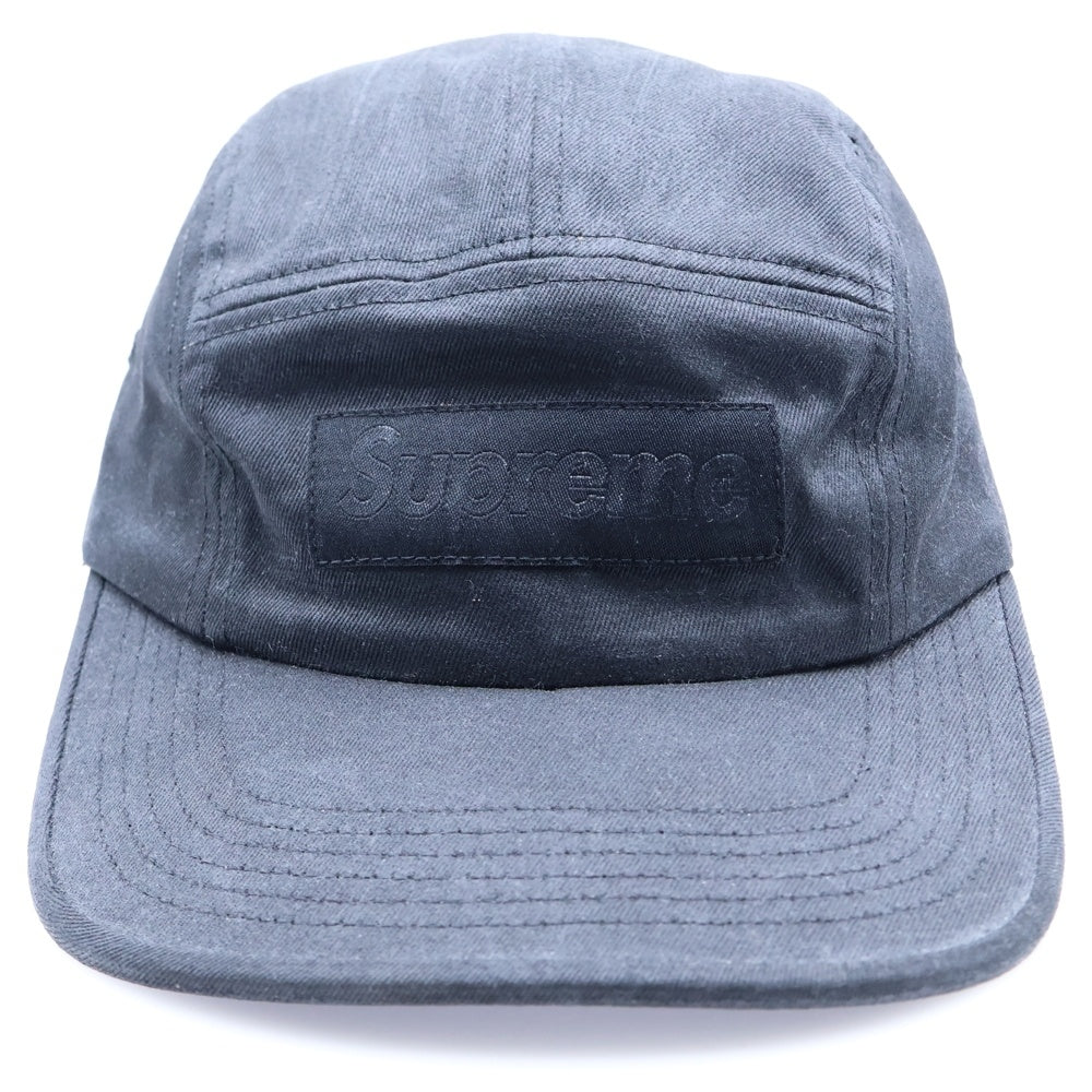 SUPREME(シュプリーム) 24SS ×MM6 Maison Margiela Painted Camp Cap メゾンマルジェラ ペイント キャンプ 帽子 ブラック