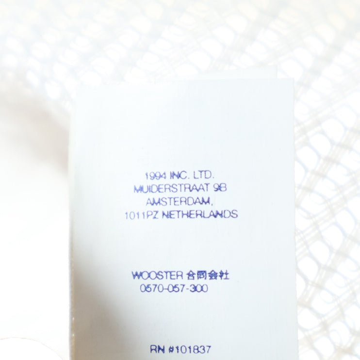 SUPREME(シュプリーム) 23AW Mess Mesh Back 5-Panelロゴ メス メッシュ スナップバック ファイブパネル キャップ 帽子 レッド/ホワイト