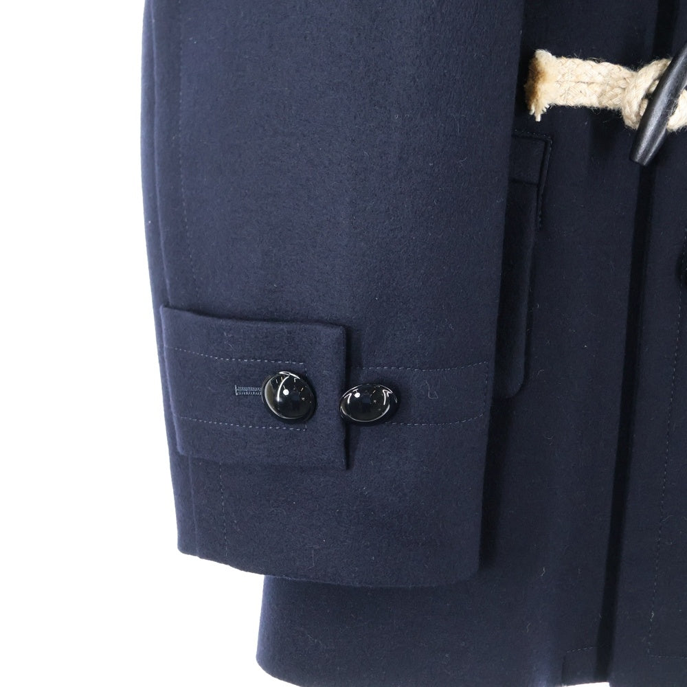 Sacai(サカイ) 24AW Wool Melton Jacket ウールメルトンジャケット ダッフルコート アウター ブラック 24-03415M