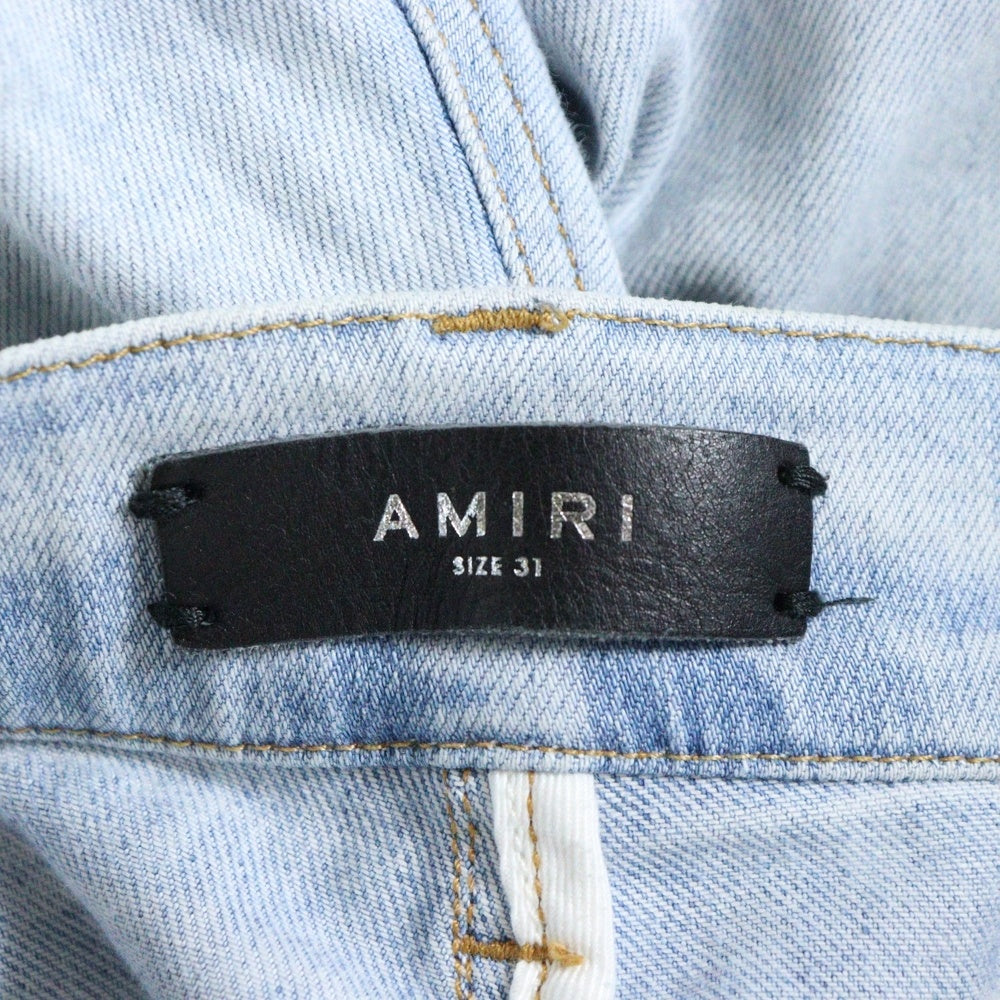 AMIRI(アミリ) ダメージ加工 デニムスキニーパンツ インディゴ