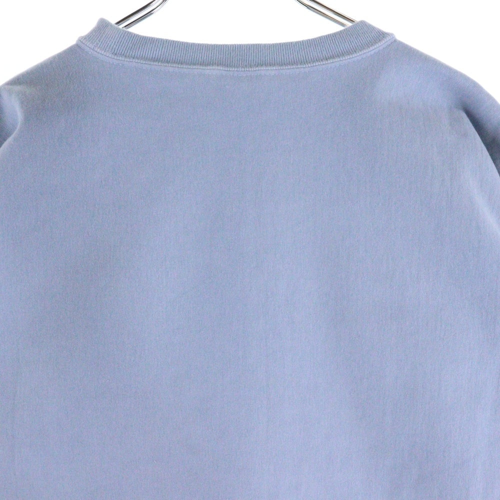 AURALEE(オーラリー) SUPER MILLED SWEAT P/O クルーネック 長袖スウェットトレーナー ブルー A20AP02SM