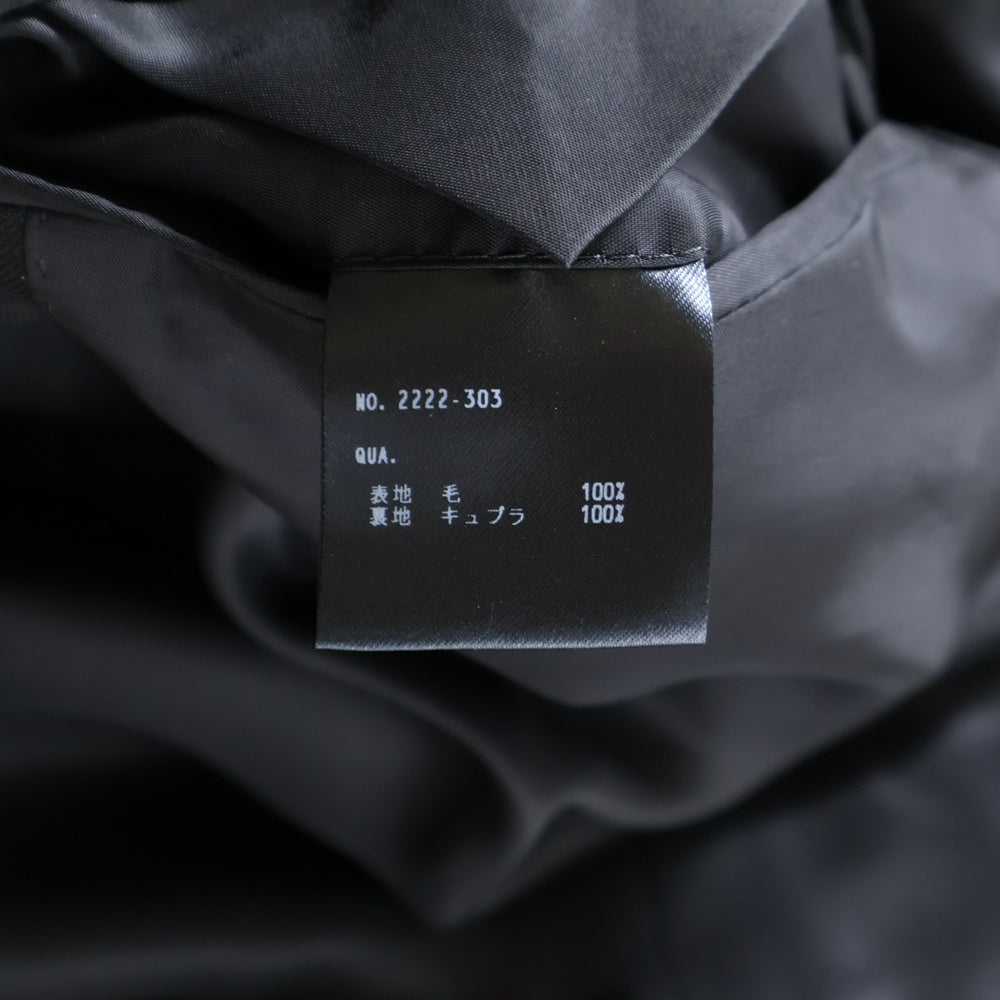 LAD MUSICIAN(ラッドミュージシャン) 22AW DOUBLE BREASTED JACKET ダブルブレスト テーラードジャケット ブラック 2222‐303