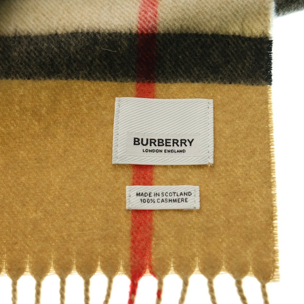 BURBERRY(バーバリー) ノヴァチェック カシミヤマフラー ブラウン