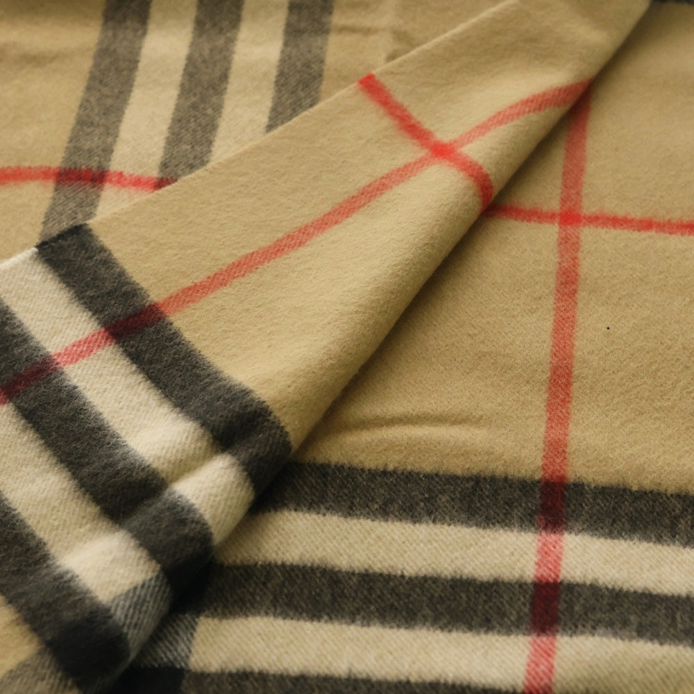 BURBERRY(バーバリー) ノヴァチェック カシミヤマフラー ブラウン