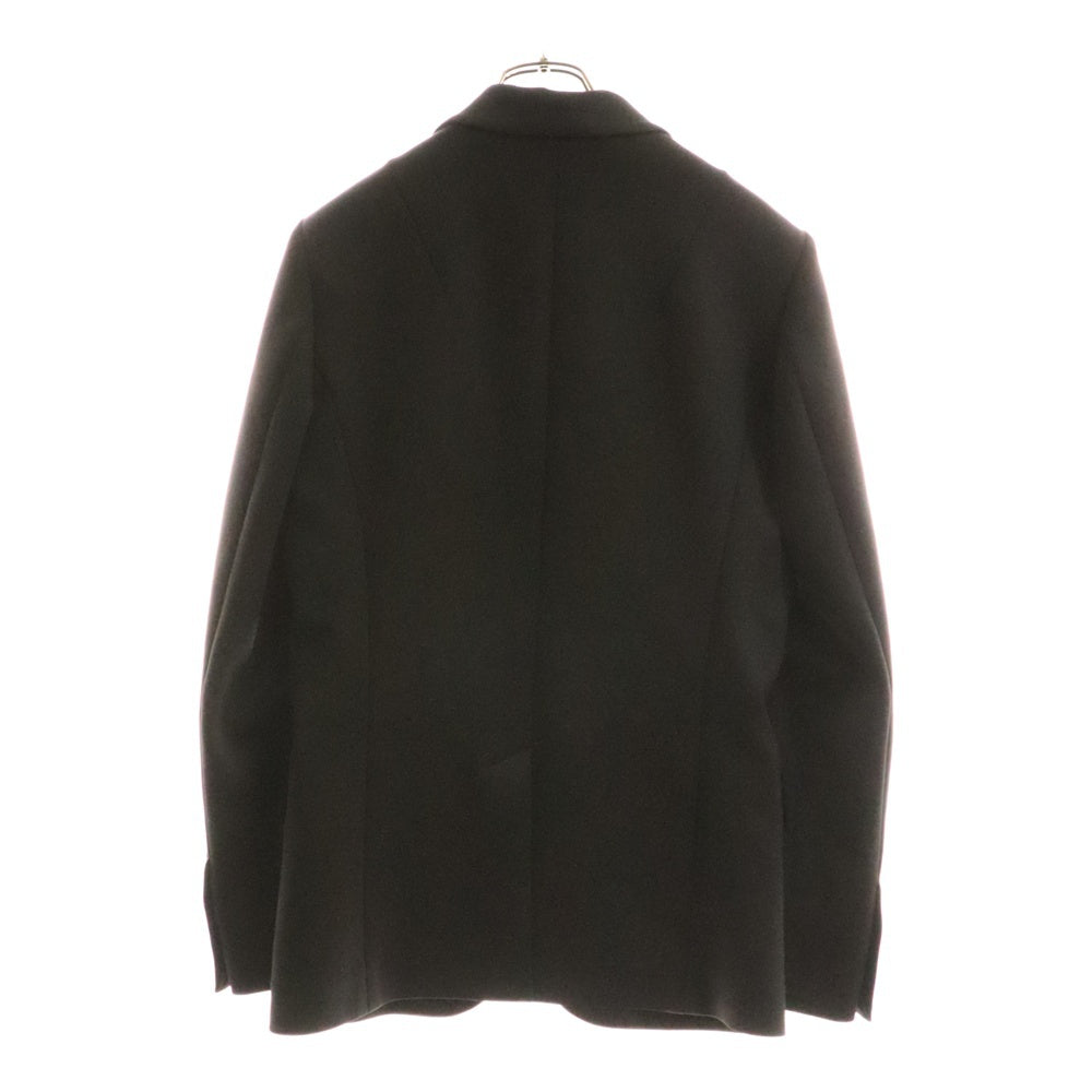 1 PIU 1 UGUALE 3(ウノピゥウノウグァーレトレ) 24AW 2B JACKET CREASE SLACKS スーツ セットアップ ブラック MRB612-POE386 MRP565-POE386