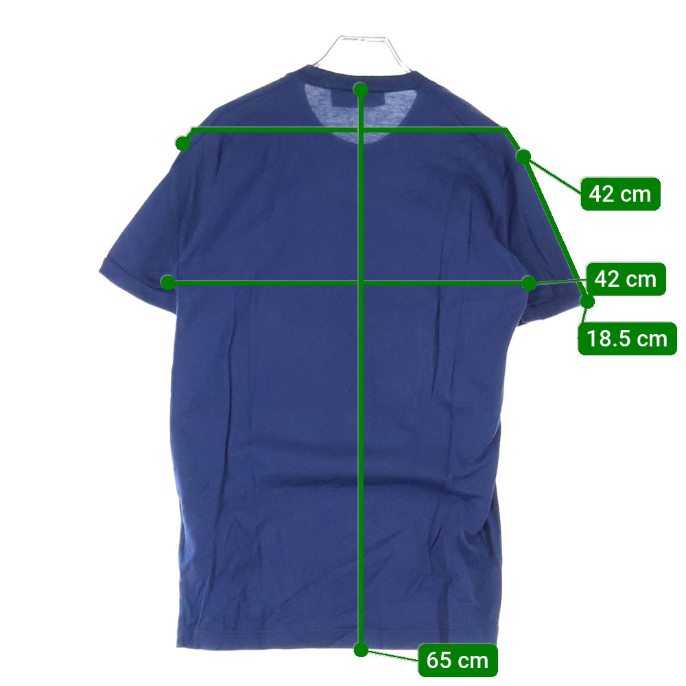 DSQUARED2(ディースクエアード) 19AW ドッグプリント 半袖Tシャツ カットソー ネイビー S71GD0848