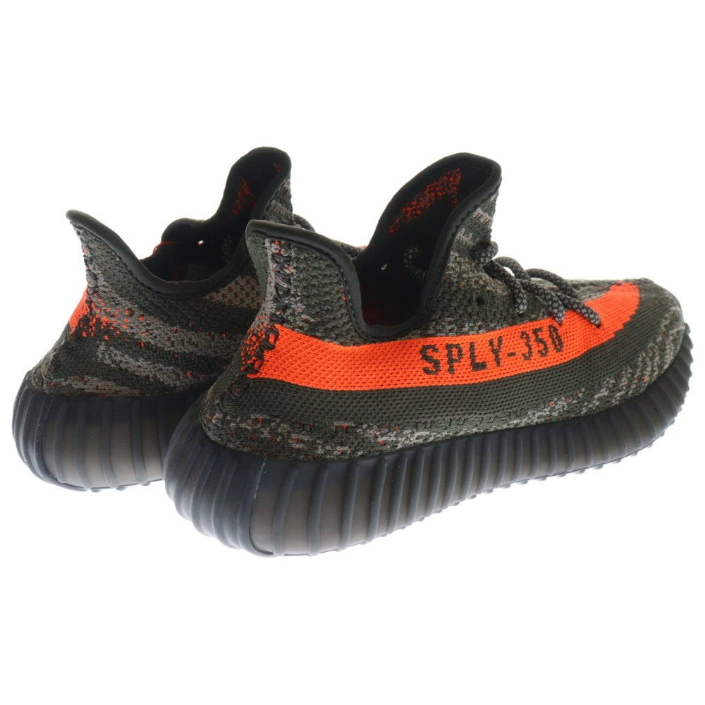 adidas(アディダス) YEEZY BOOST 350 V2 CABON BELUGA イージーブースト カーボン ベルーガ ローカットスニーカー グレー/オレンジ US6/24.0cm HQ7045