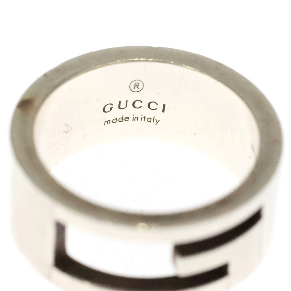 GUCCI(グッチ) ブランテッドGリング 指輪 シルバー