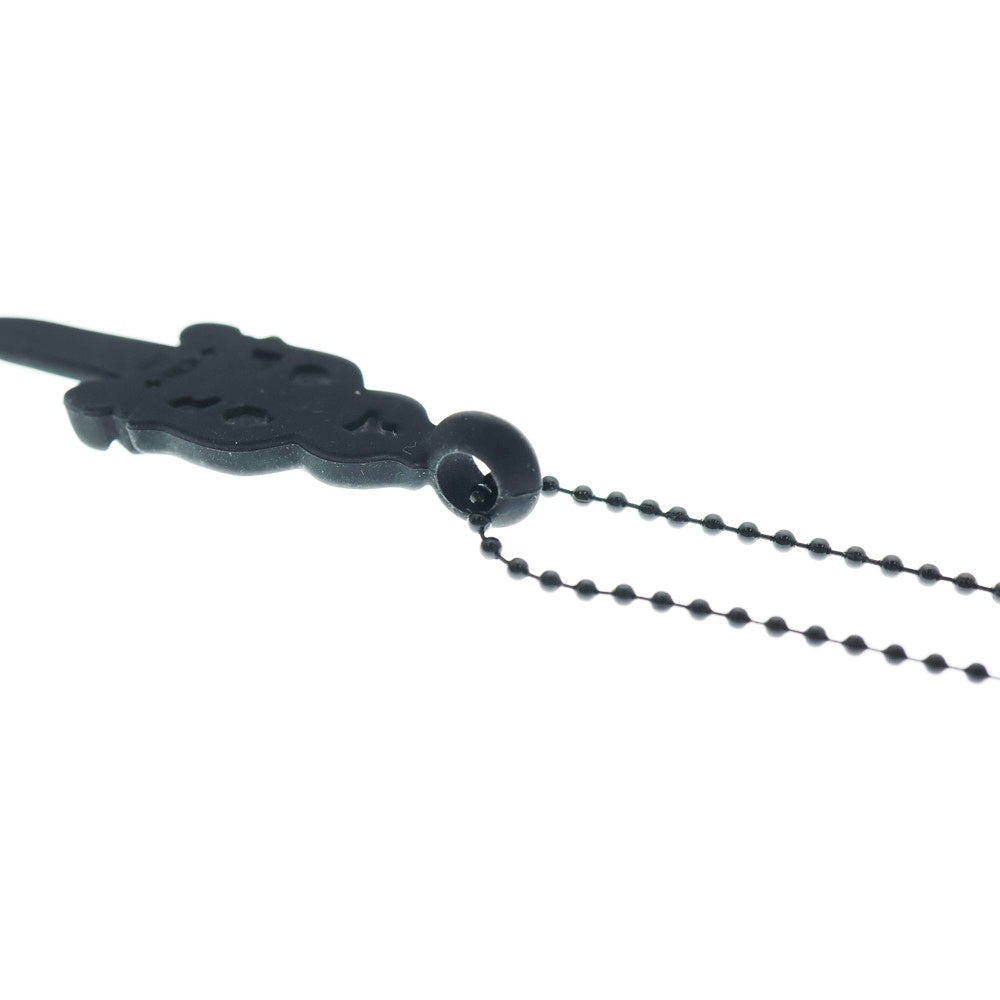 CHROME HEARTS(クロムハーツ) RUBBER LARGE DAGGER ラバーラージダガーラバーネックレス ブラック