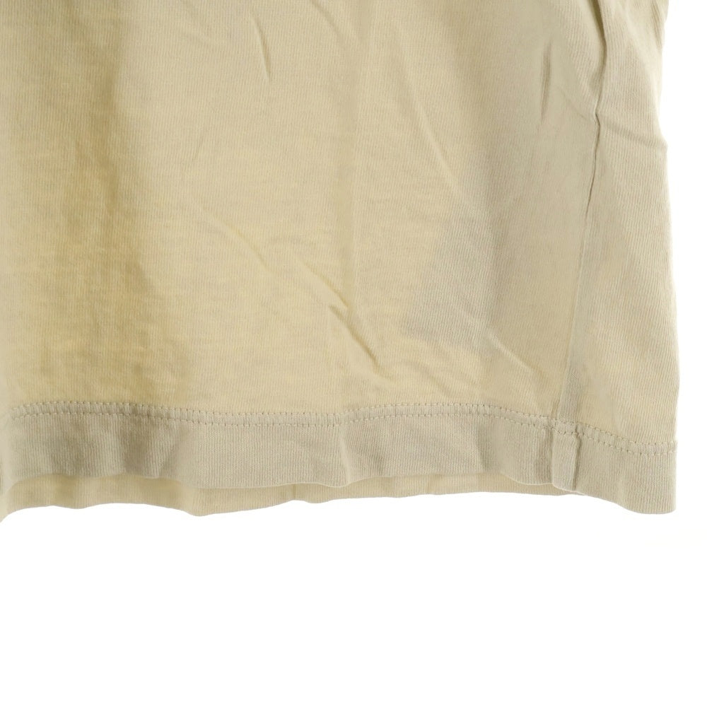 STONE ISLAND(ストーンアイランド) フロントロゴ クルーネックTシャツ カットソー アイボリー 81152NS80