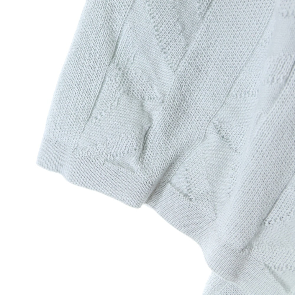 LOUIS VUITTON(ルイヴィトン) 25AW short sleeve ショート スリーブ ニットシャツ ホワイト
