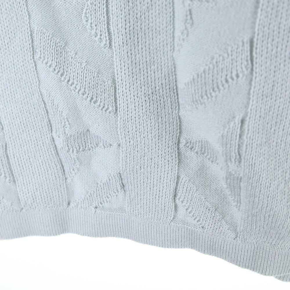 LOUIS VUITTON(ルイヴィトン) 25AW short sleeve ショート スリーブ ニットシャツ ホワイト