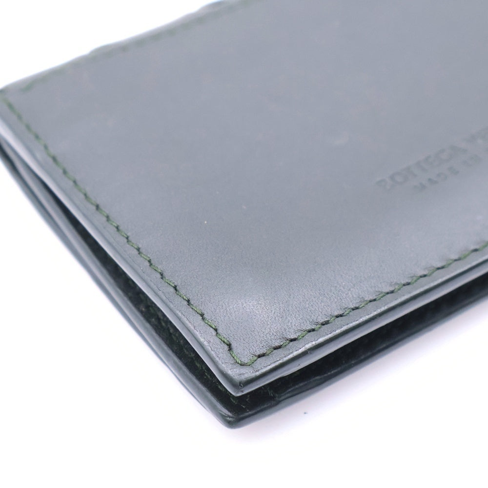 BOTTEGA VENETA(ボッテガヴェネタ) イントレチャート レザー カードケース ブラック