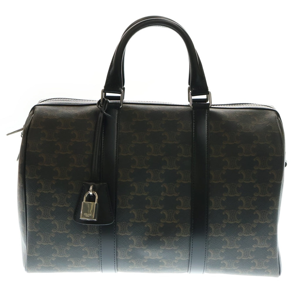 CELINE(セリーヌ) トリオンフ カーフスキン ラージボストンバッグ ショルダーバッグ ブラウン 118552CHI.