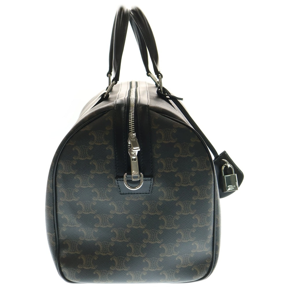 CELINE(セリーヌ) トリオンフ カーフスキン ラージボストンバッグ ショルダーバッグ ブラウン 118552CHI.