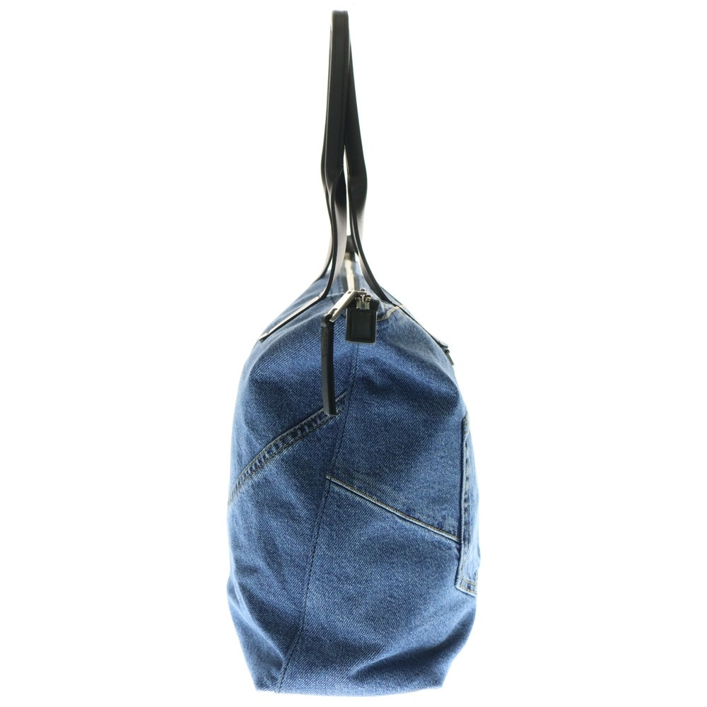 DOLCE & GABBANA(ドルチェアンドガッバーナ) Medium shopper in patchwork denim デニムパッチワーク トートバッグ インディゴ