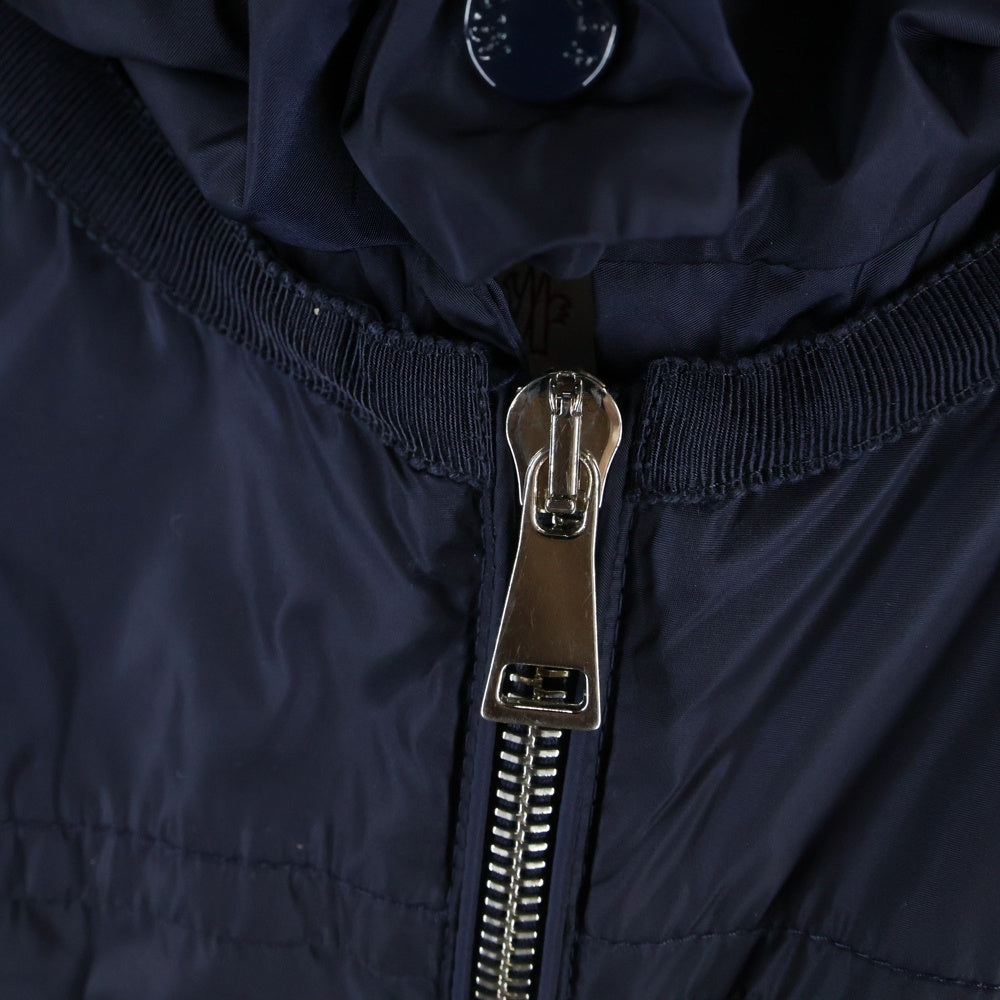 MONCLER(モンクレール) 17SS LOTUS GIUBBOTTO ロータス フリル付き ナイロン フーデッドジャケット ネイビー レディース C10934612685