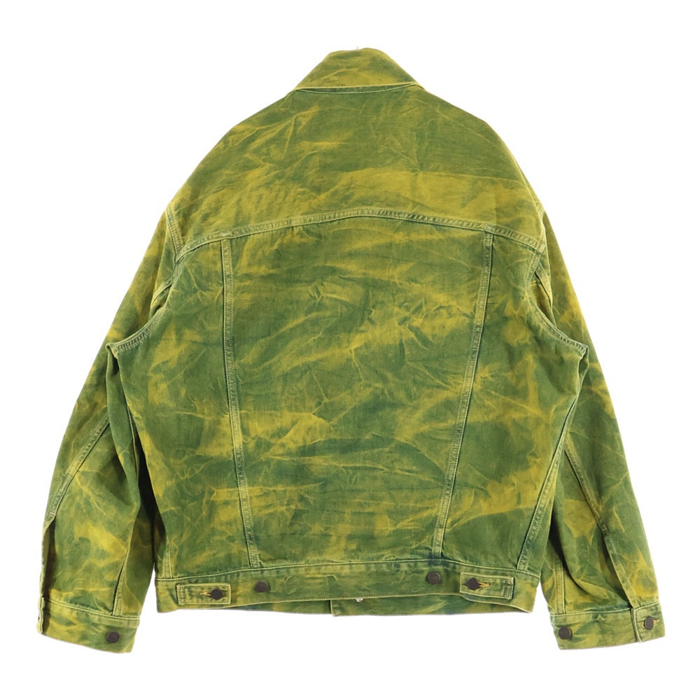 Acne Studios(アクネ ストゥディオズ) ウォッシュ加工 オーバーサイズデニムジャケット イエロー C90148