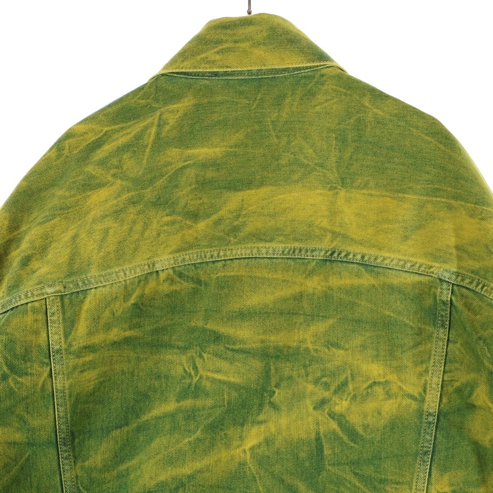 Acne Studios(アクネ ストゥディオズ) ウォッシュ加工 オーバーサイズデニムジャケット イエロー C90148