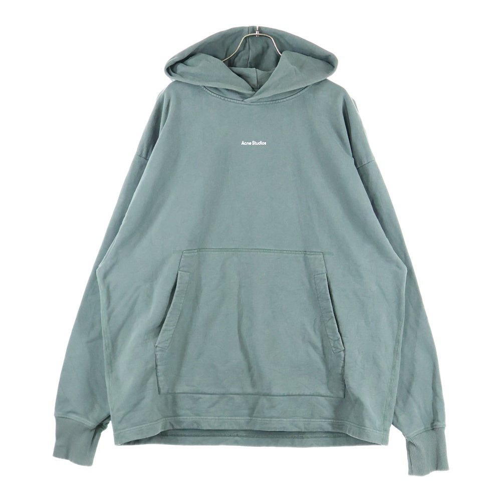Acne Studios(アクネ ストゥディオズ) ロゴプリント プルオーバーパーカー フーディー グレー BI0139