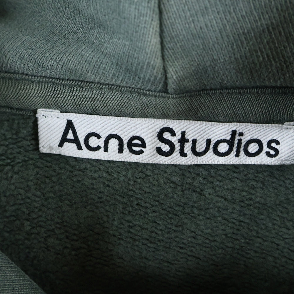Acne Studios(アクネ ストゥディオズ) ロゴプリント プルオーバーパーカー フーディー グレー BI0139