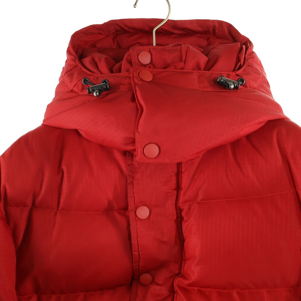 BALENCIAGA(バレンシアガ) 16AW ドローコード フーデッド ジップアップダウンジャケット レッド 502624