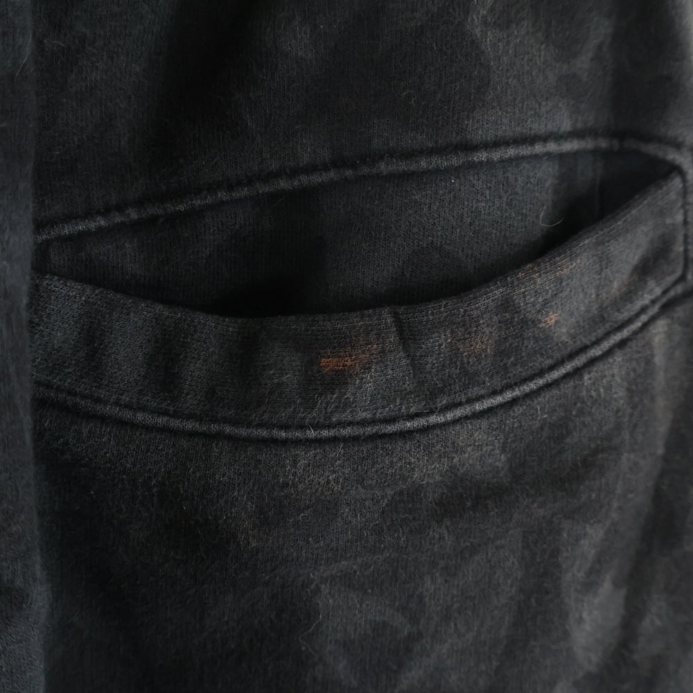 CHROME HEARTS(クロムハーツ) SWEAT PANTS セメタリークロス総柄 スウェットパンツ ブラック