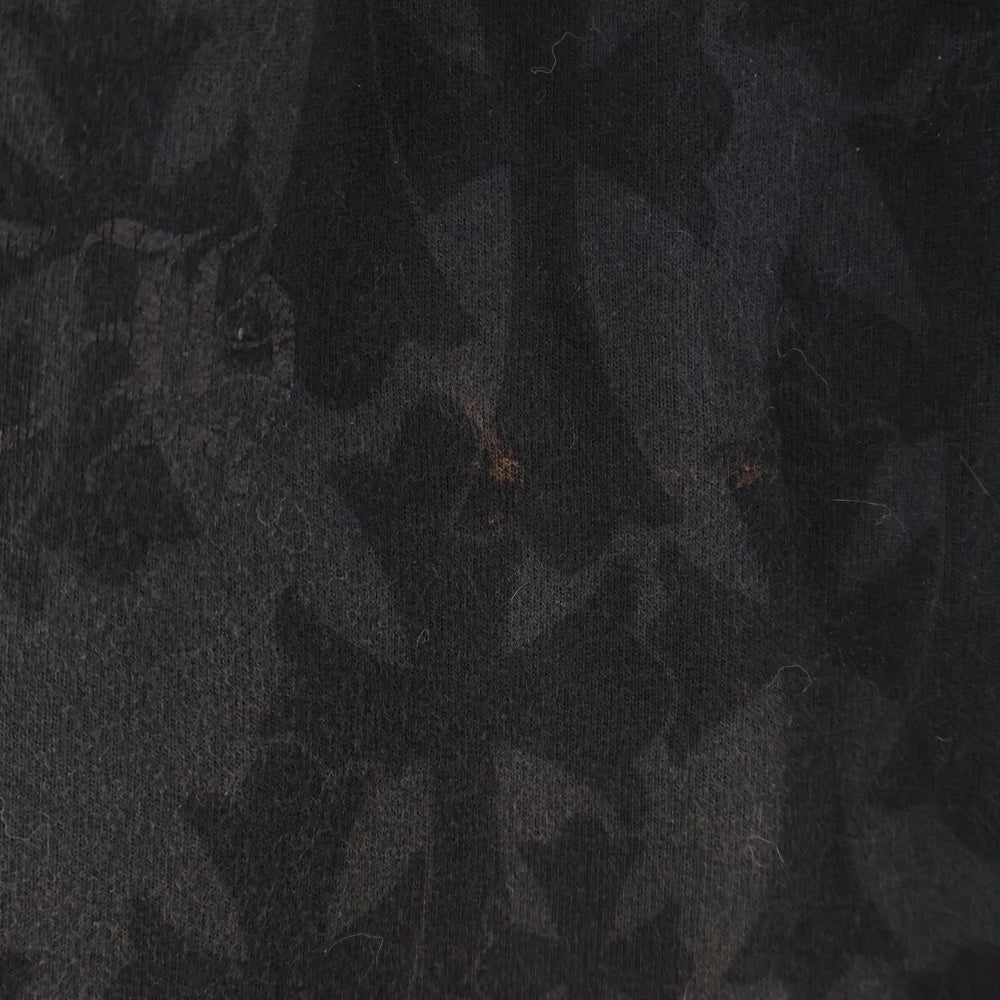 CHROME HEARTS(クロムハーツ) SWEAT PANTS セメタリークロス総柄 スウェットパンツ ブラック