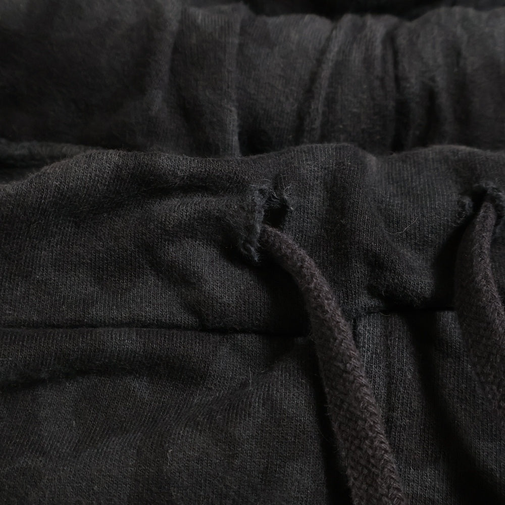 CHROME HEARTS(クロムハーツ) SWEAT PANTS セメタリークロス総柄 スウェットパンツ ブラック