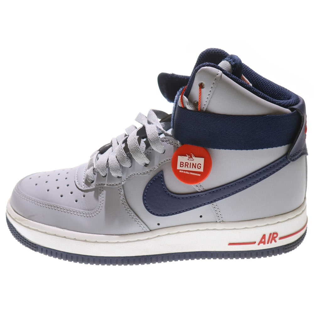 NIKE(ナイキ) AIR FORCE 1 HIGH ウルフグレー/ユニバーシティレッド/ホワイト/カレッジネイビー DZ7338-001