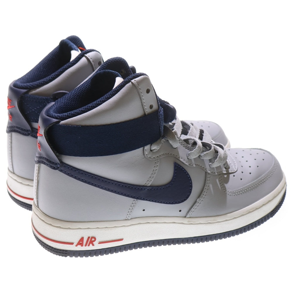 NIKE(ナイキ) AIR FORCE 1 HIGH ウルフグレー/ユニバーシティレッド/ホワイト/カレッジネイビー DZ7338-001