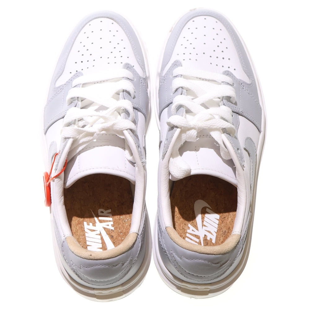 NIKE(ナイキ) WMNS 1 Elevate Low Wolf Grey ウィメンズ エアジョーダン1 エレベート ローカットシューズ スニーカー ホワイト/グレー US7/24cm DH7004-100