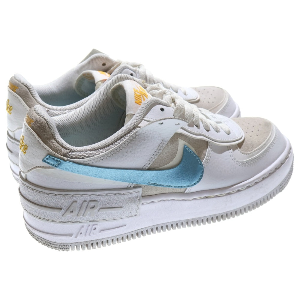 NIKE(ナイキ) Women's AIR FORCE 1 LOW SHADOW エアフォース1 ローカットスニーカー ホワイト/ブルー