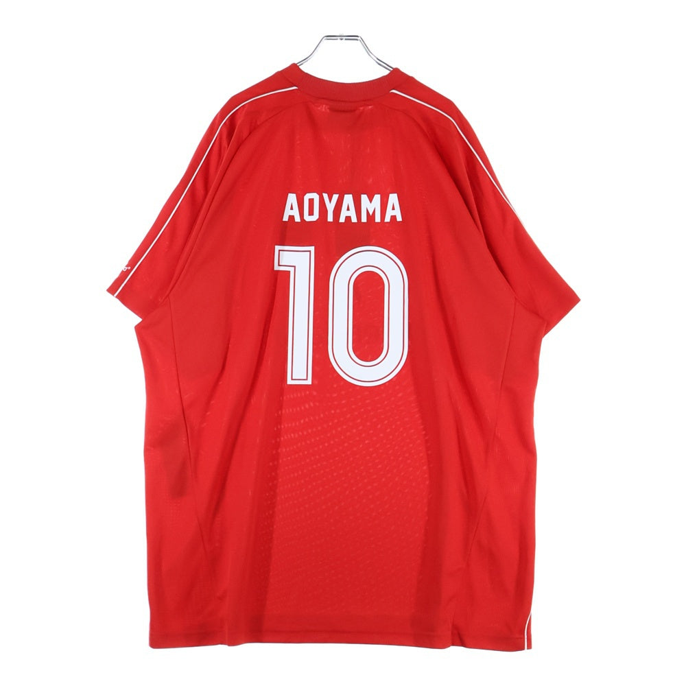 BALENCIAGA(バレンシアガ) 24SS PARIS SOCCER サッカーシリーズテクニカルジャージー 半袖Tシャツ レッド 777705 TPVR5