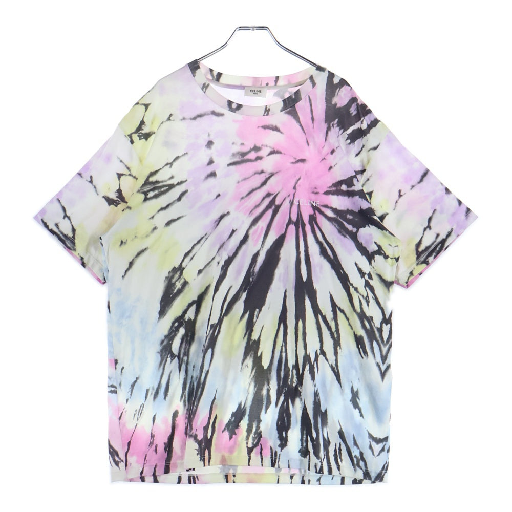 CELINE(セリーヌ) 23SS LOOSE TIE DYE T SHIRT ジャージールーズ 半袖Tシャツ カットソー マルチ 2X59G649V