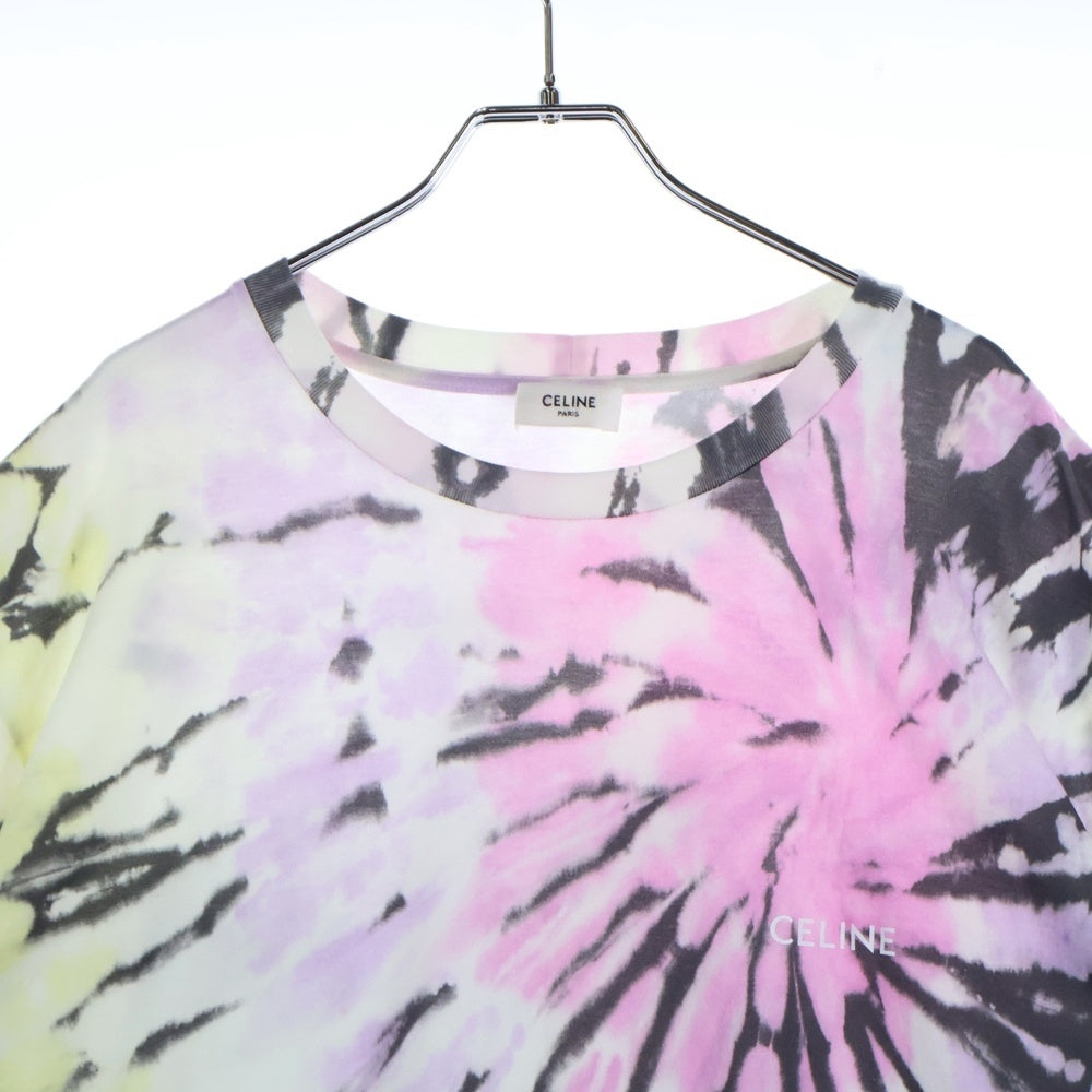 CELINE(セリーヌ) 23SS LOOSE TIE DYE T SHIRT ジャージールーズ 半袖Tシャツ カットソー マルチ 2X59G649V