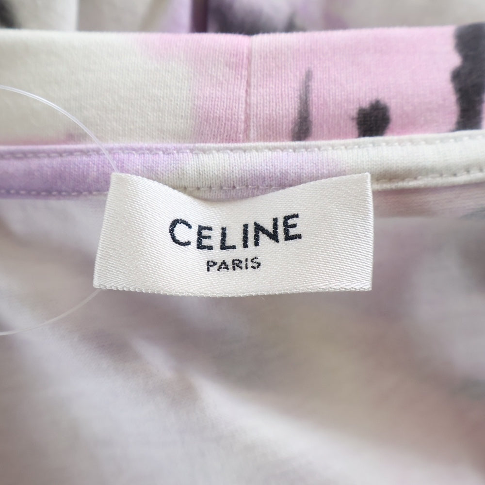 CELINE(セリーヌ) 23SS LOOSE TIE DYE T SHIRT ジャージールーズ 半袖Tシャツ カットソー マルチ 2X59G649V