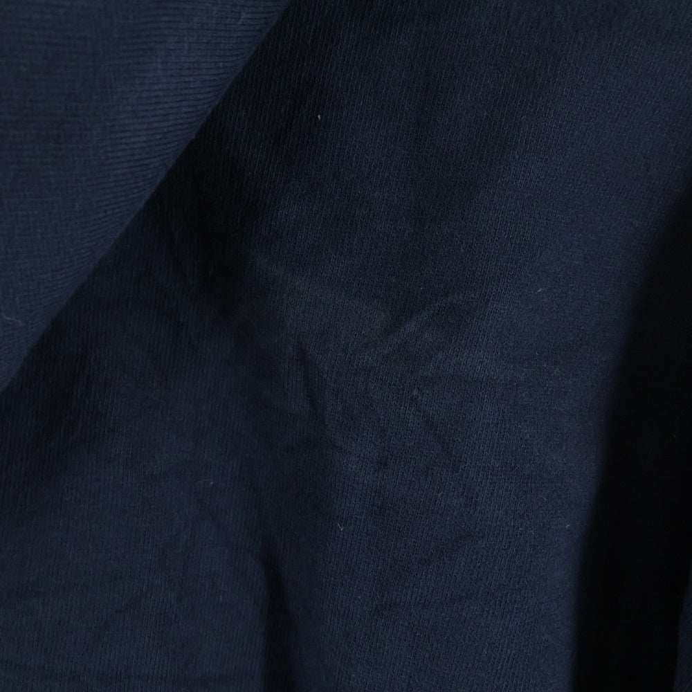 BALENCIAGA(バレンシアガ) 24SS SAINT GERMAIN デストロイ加工 フロントロゴ ジップアップスウェットパーカー フーディ ネイビー 803264 TRV09