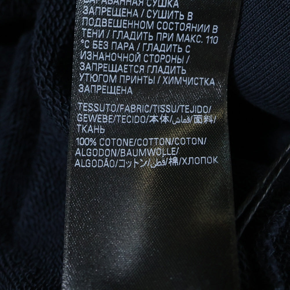 BALENCIAGA(バレンシアガ) 24SS SAINT GERMAIN デストロイ加工 フロントロゴ ジップアップスウェットパーカー フーディ ネイビー 803264 TRV09