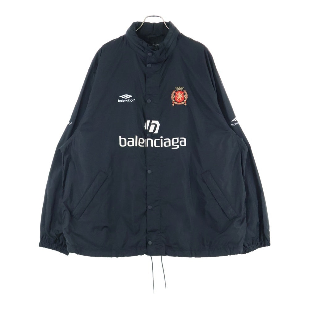 BALENCIAGA(バレンシアガ) 24SS PARIS SOCCER TRACKSUIT ロゴ刺繍 トラックジャケット ブラック 780817 TPO06