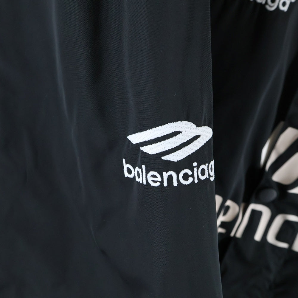BALENCIAGA(バレンシアガ) 24SS PARIS SOCCER TRACKSUIT ロゴ刺繍 トラックジャケット ブラック 780817 TPO06