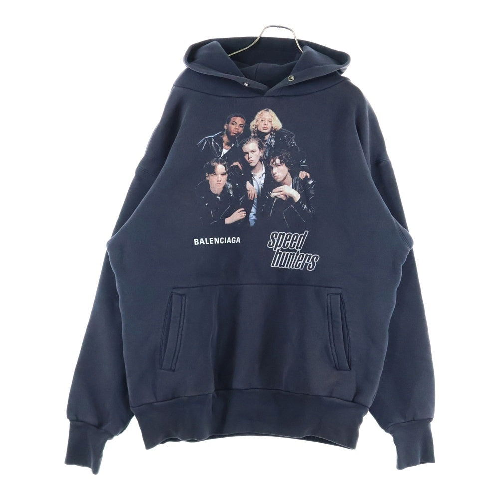 BALENCIAGA(バレンシアガ) 19AW Speed Hunters Hoodie スピードハンターズ プルオーバースウェットパーカー フーディー ブラック 541873 TCV37