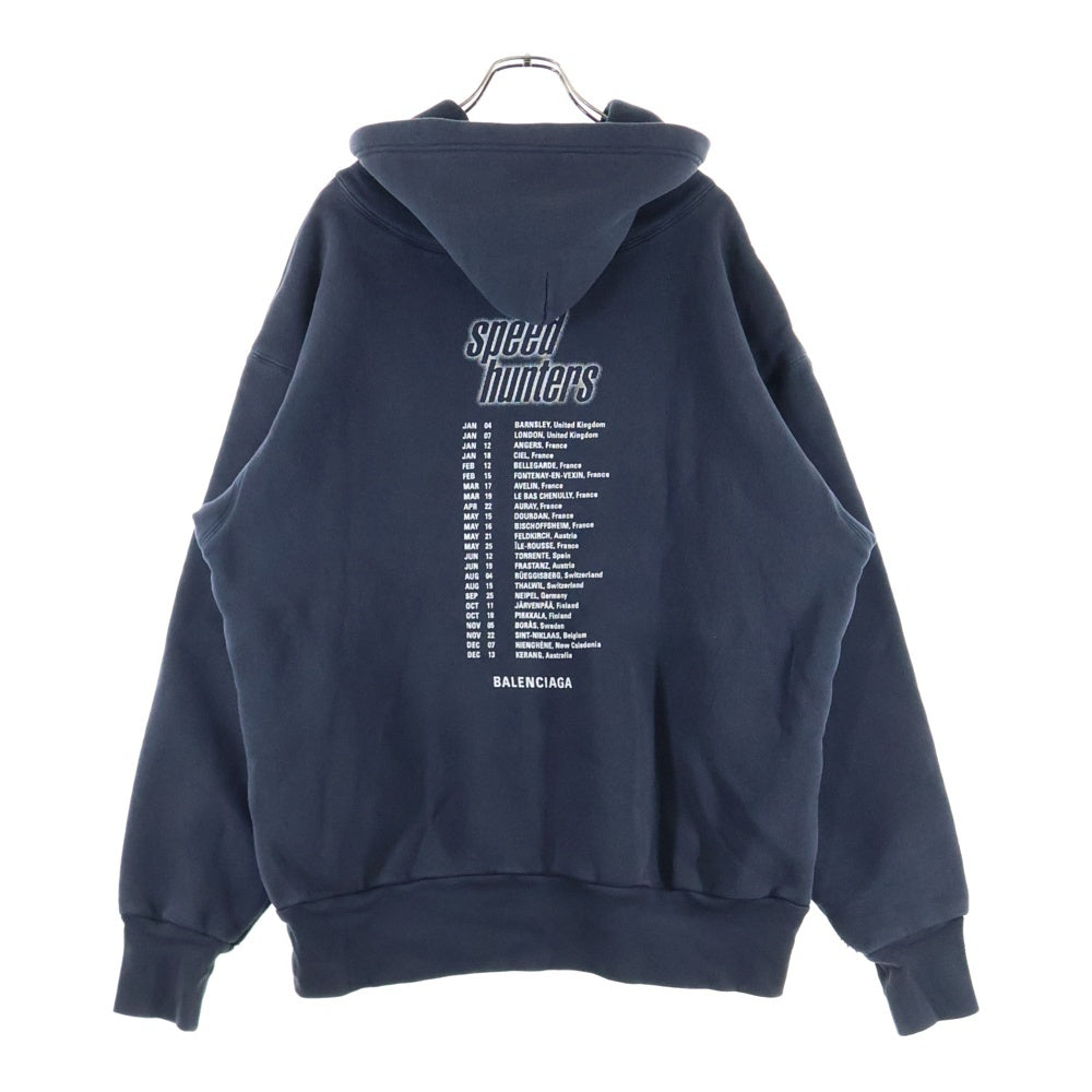 BALENCIAGA(バレンシアガ) 19AW Speed Hunters Hoodie スピードハンターズ プルオーバースウェットパーカー フーディー ブラック 541873 TCV37