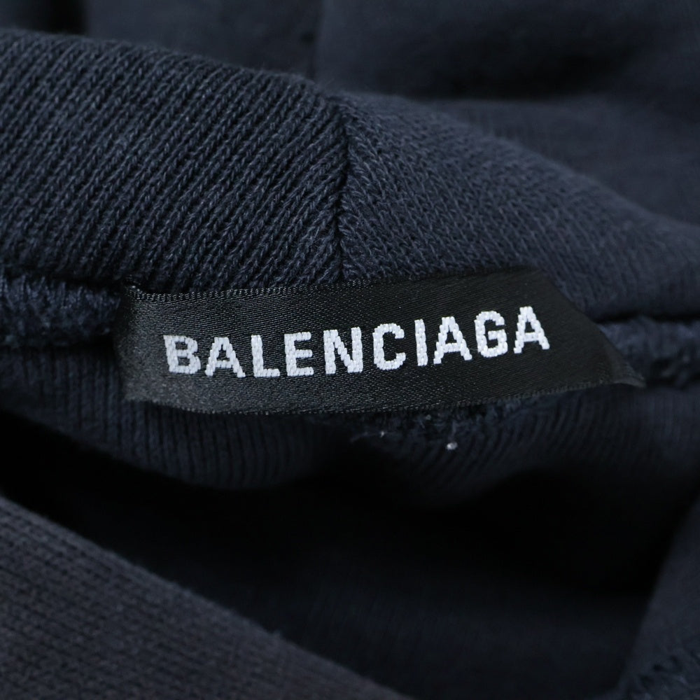 BALENCIAGA(バレンシアガ) 19AW Speed Hunters Hoodie スピードハンターズ プルオーバースウェットパーカー フーディー ブラック 541873 TCV37