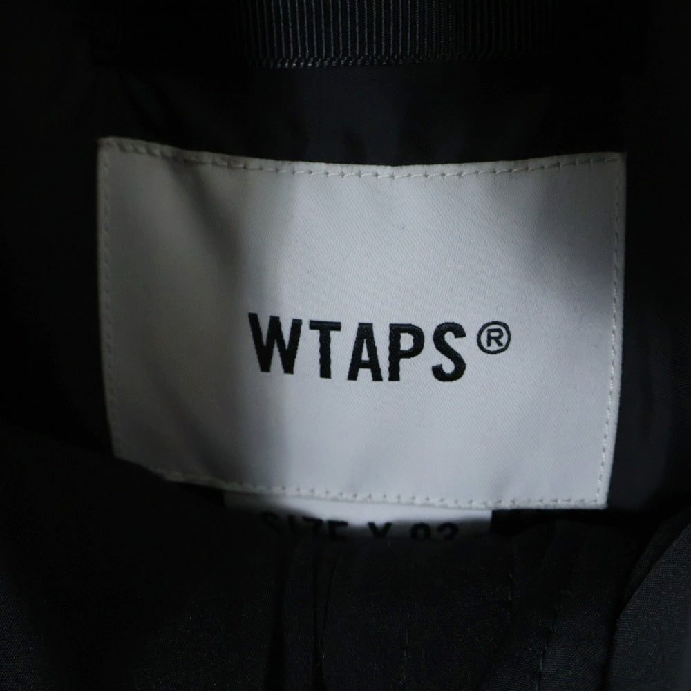 WTAPS(ダブルタップス) 22AW TTL/JACKET/POLY TAFFETA WTVUA ダウンジャケット ブラック 222BRDT-JKM02